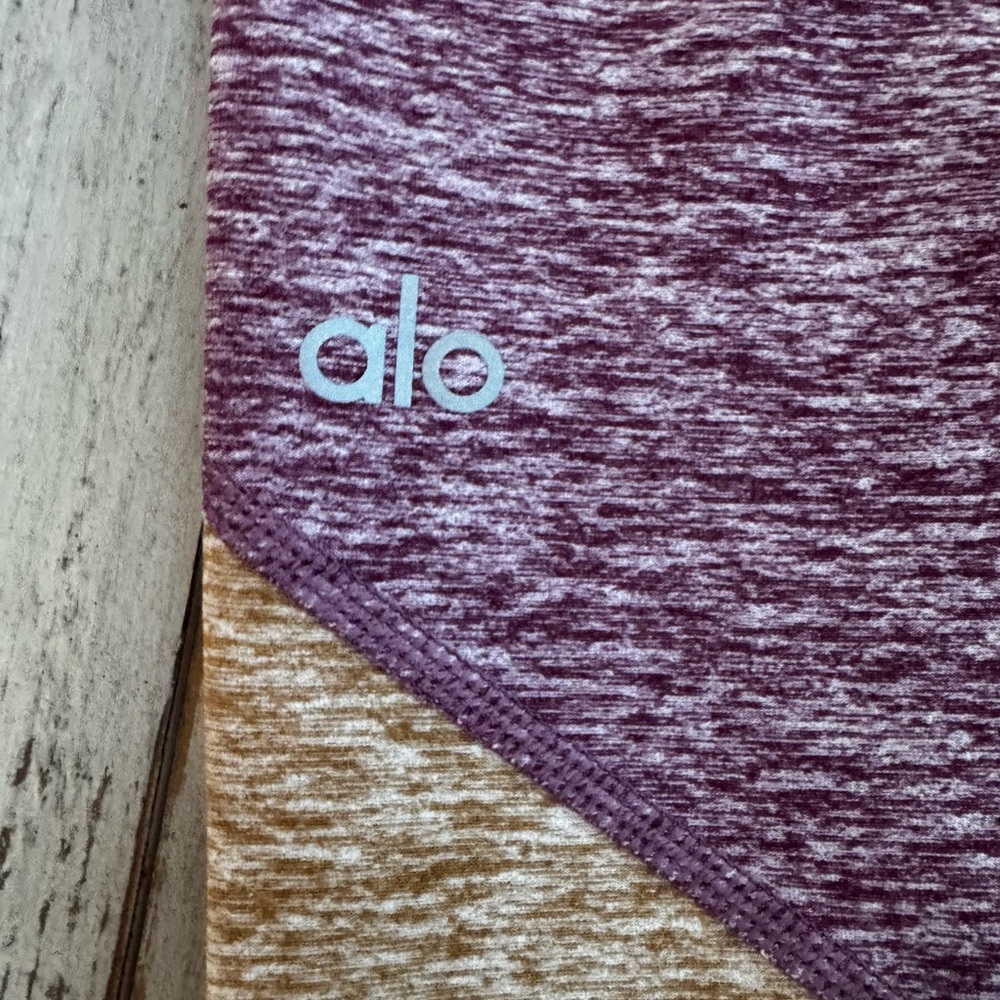 ALO Yoga AloSoft Sheila Legging Dragonfruit Heather/Carmel - Picture 9 of 13